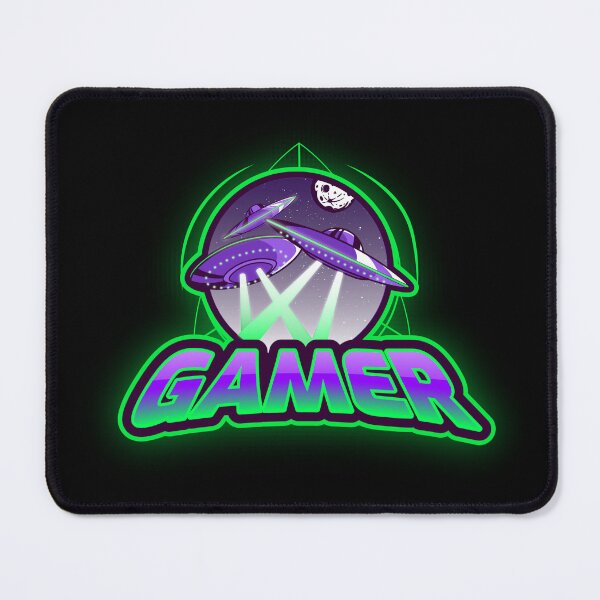 Item preview, Gamer with Three Invading Spacecrafts designed and sold by PRIVARSHU.