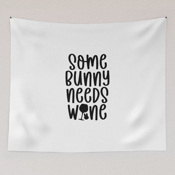 Item preview, Some Bunny Needs Wine Happy Easter designed and sold by miraipa.