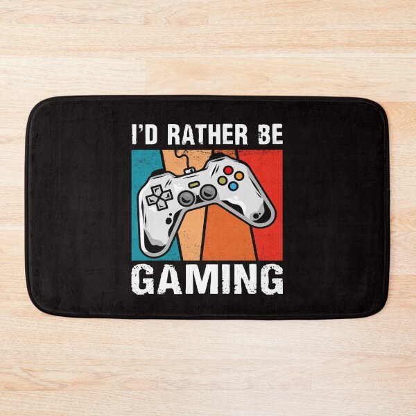 Item preview, I'd rather be gaming funny retro video game life  designed and sold by Majesticoo.