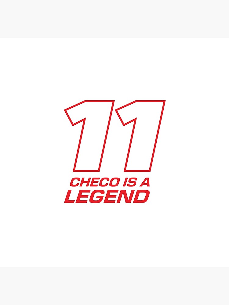 "Checo is a Legend " Poster for Sale by DesignCaption | Redbubble