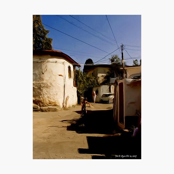Biking Photographic Print