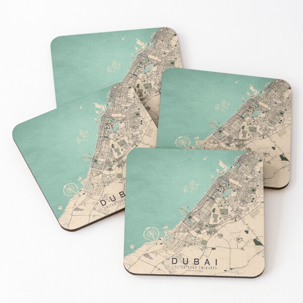 Item preview, Dubai City Map of UAE - Vintage designed and sold by deMAP.