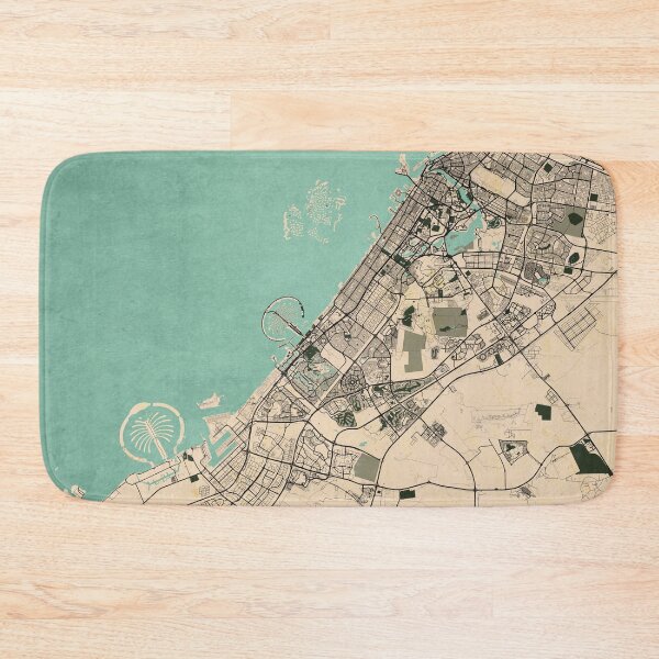 Item preview, Dubai City Map of UAE - Vintage designed and sold by deMAP.