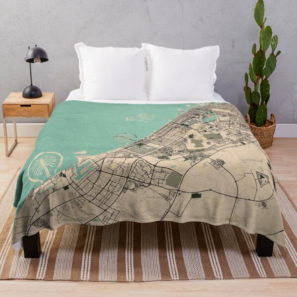 Item preview, Dubai City Map of UAE - Vintage designed and sold by deMAP.