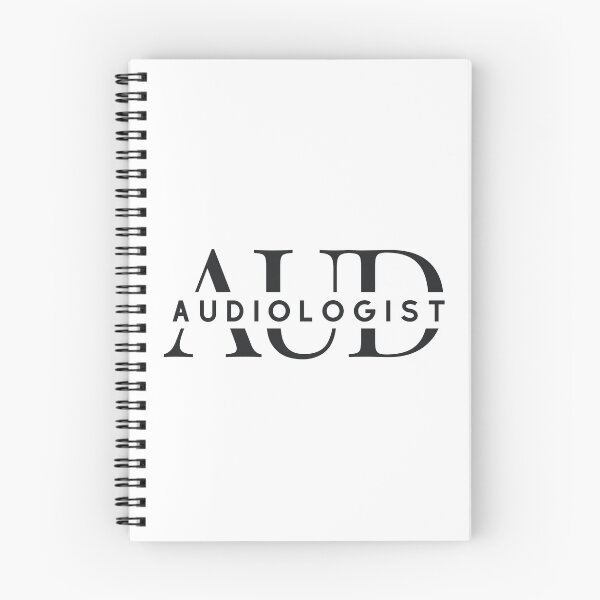 Aperçu de l'œuvre Audiologiste (AUD) en superposition noir et blanc créée et vendue par Hear4theEars.