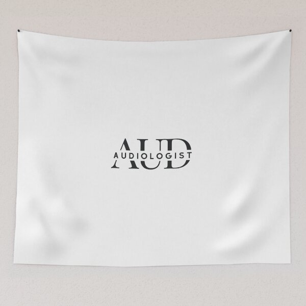 Item preview, Audiologist (AUD) in Black and White Overlay designed and sold by Hear4theEars.