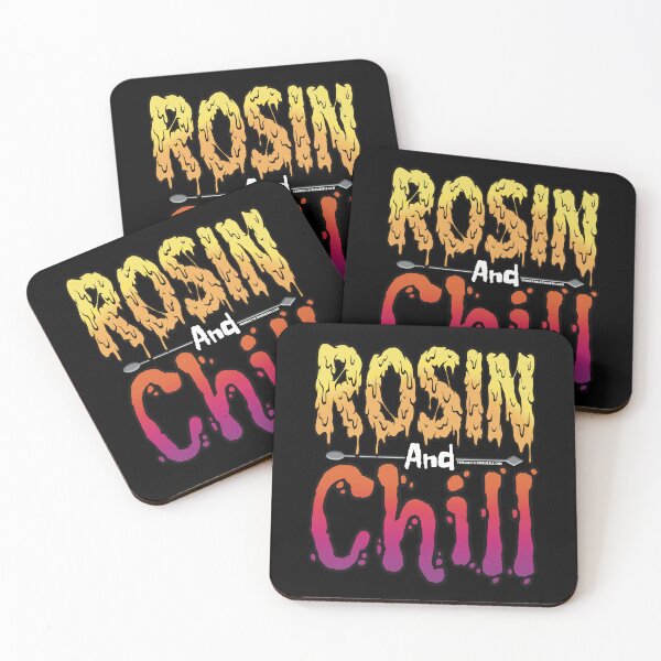 Item preview, Rosin and chill Colorful Drippy Stoner Art and Dab Tool Orange and Purple  designed and sold by YomeHayin.
