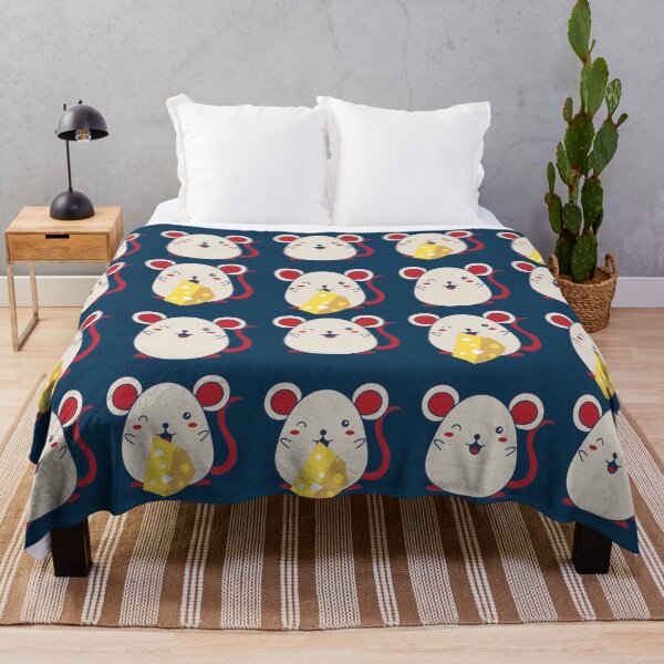 Item preview, Mouse and cheese pattern designed and sold by LukjanovArt.
