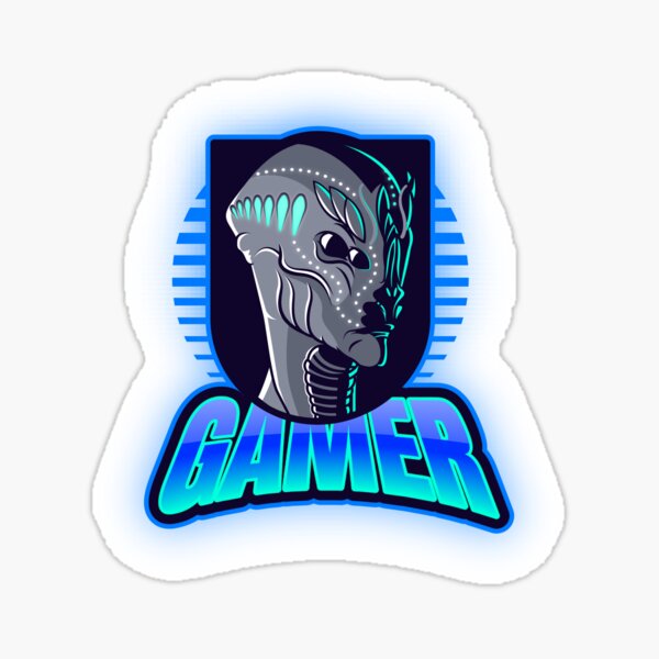 Item preview, Gamer with Extraterrestrial Character designed and sold by PRIVARSHU.
