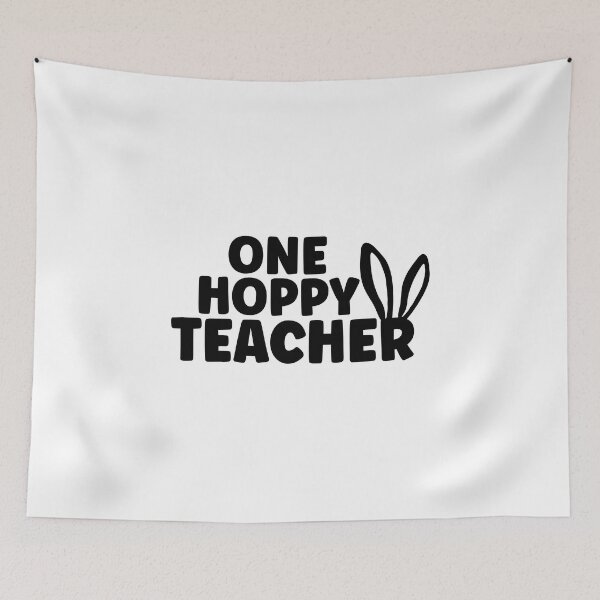 Item preview, One Hoppy Teacher Happy Easter designed and sold by miraipa.