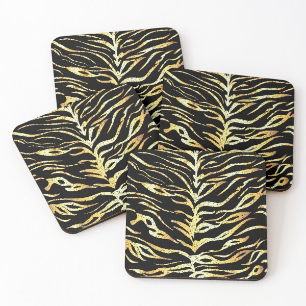 Item preview, Gold tiger stripes design designed and sold by AnnArtshock.