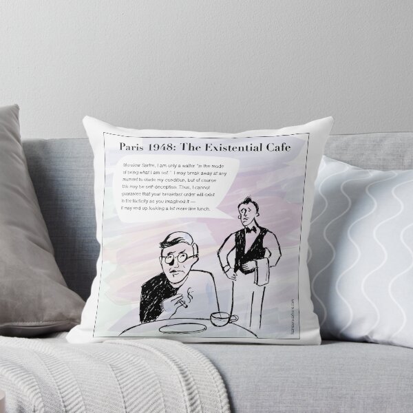 Item preview, Existential Cafe: Sartre designed and sold by Lisa Mauro.