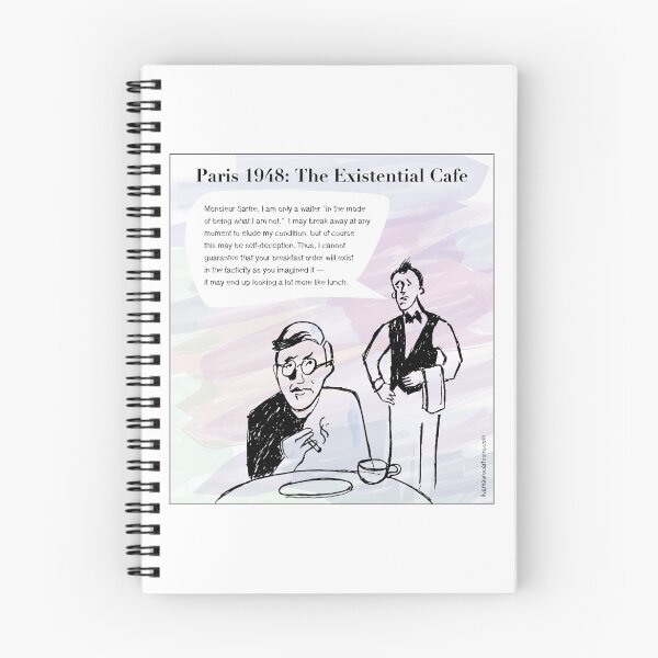 Item preview, Existential Cafe: Sartre designed and sold by Lisa Mauro.