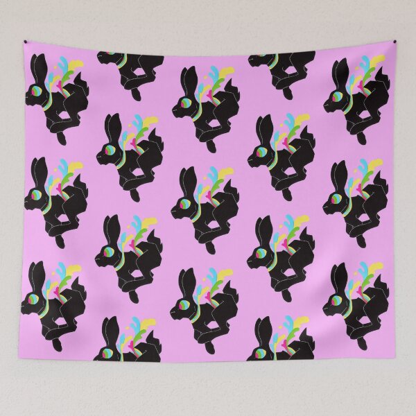 Item preview, rainbow rabbit designed and sold by ColaCarnage.