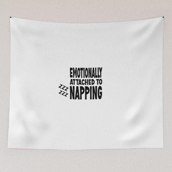 Item preview, EMOTIONALLY ATTACHED TO NAPPING (BLACK) - FEELING LAZY designed and sold by Kimirina.
