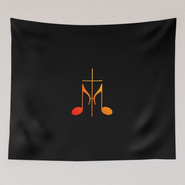 Item preview, Gospel music note with cross (colorful) designed and sold by lisaberton.