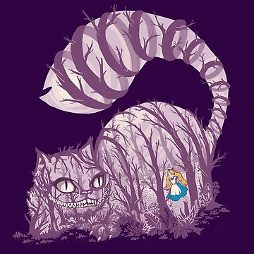 Artwork thumbnail, Inside wonderland (cheshire cat) by Harantula