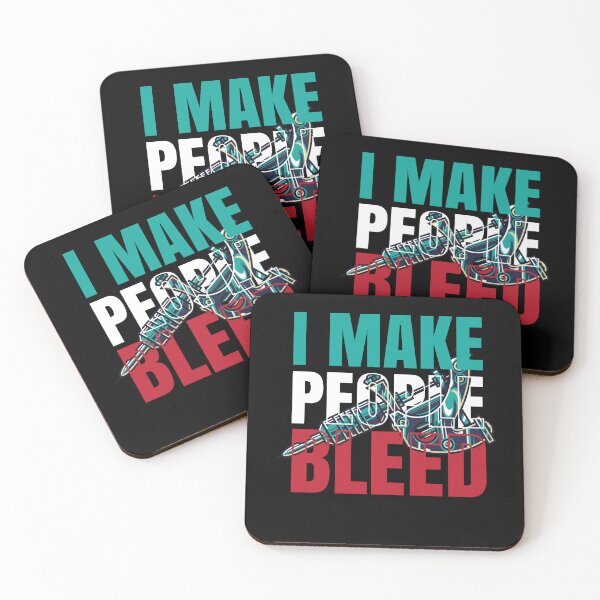 Item preview, I Make People Bleed Tattoo Tattooed designed and sold by MooonTees.