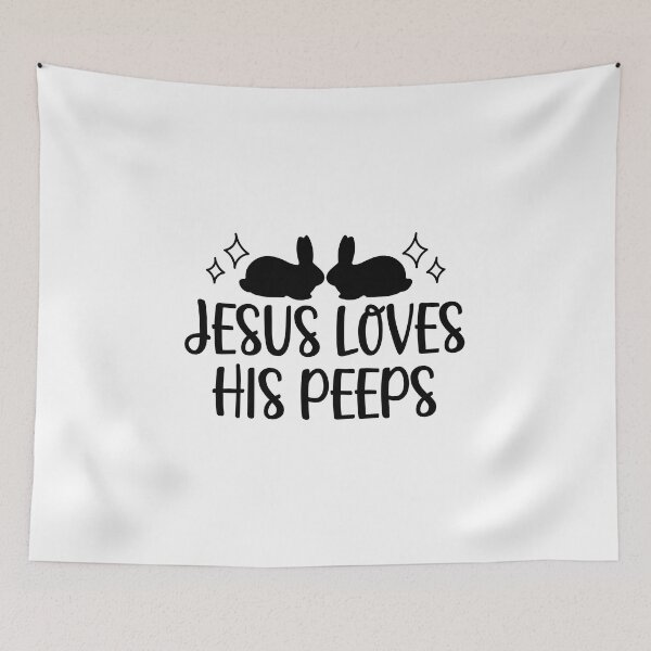 Item preview, Jesus Loves His Peeps Happy Easter designed and sold by miraipa.