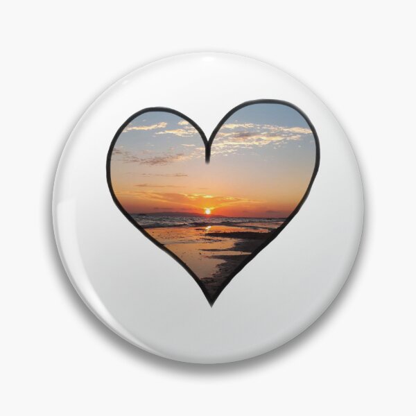 Item preview, sunset heart designed and sold by AndreaCostanza.