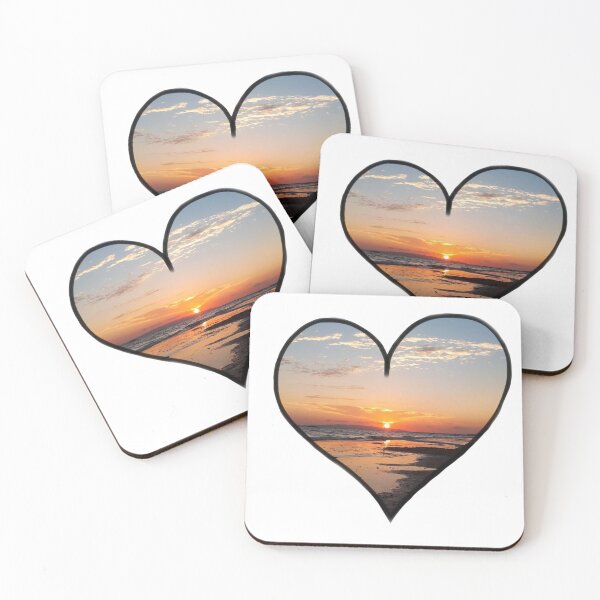Item preview, sunset heart designed and sold by AndreaCostanza.