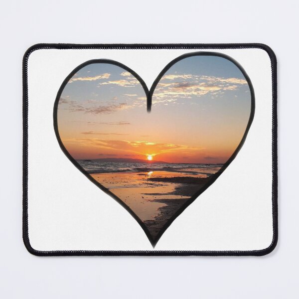 Item preview, sunset heart designed and sold by AndreaCostanza.