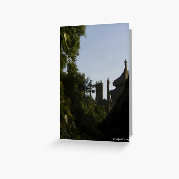 At Last! Alupka Palace in the Distance Greeting Card