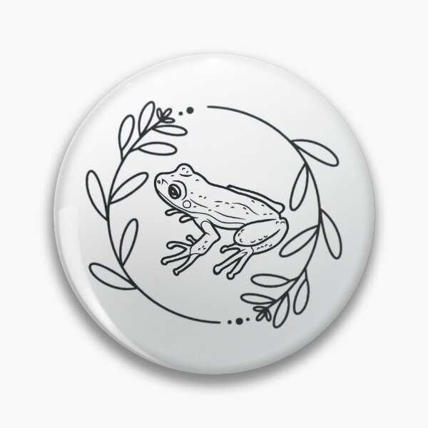 Item preview, Frog Aesthetic Floral Frog Pun Cottagecore Botanical designed and sold by CaitU.