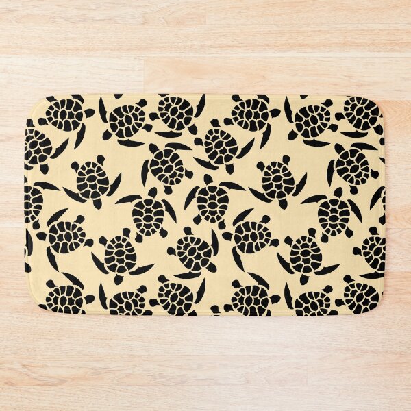 Item preview, Beach Sand Color and Sea Turtle Repeating Pattern designed and sold by TMBTM.