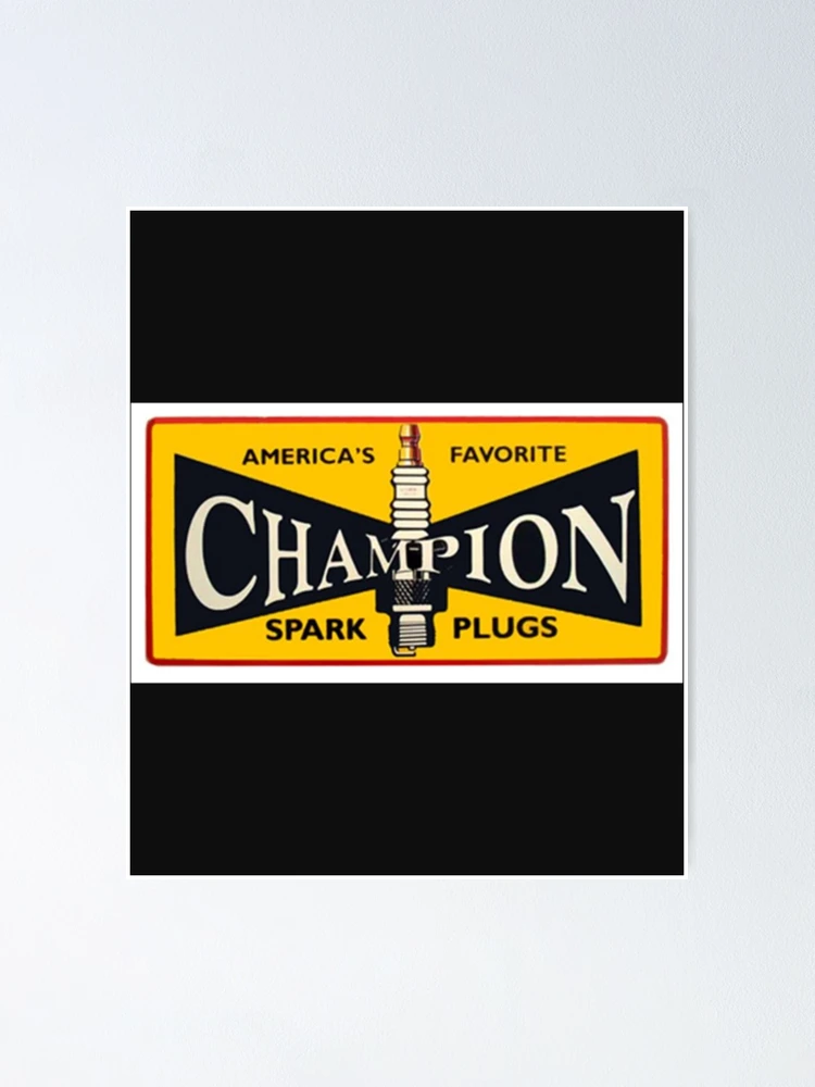 Mack様専用 CHAMPION spark plug vintage ポスター（Champion