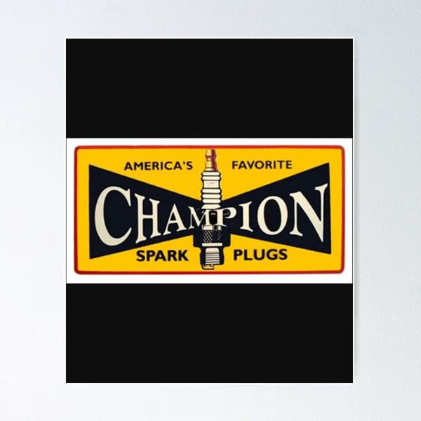 Champion Spark Plug vintage logo 