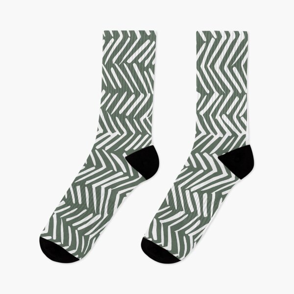 Item preview, Amazonian Herringbone Dark Green Sage Aesthetics designed and sold by meggydesigns.