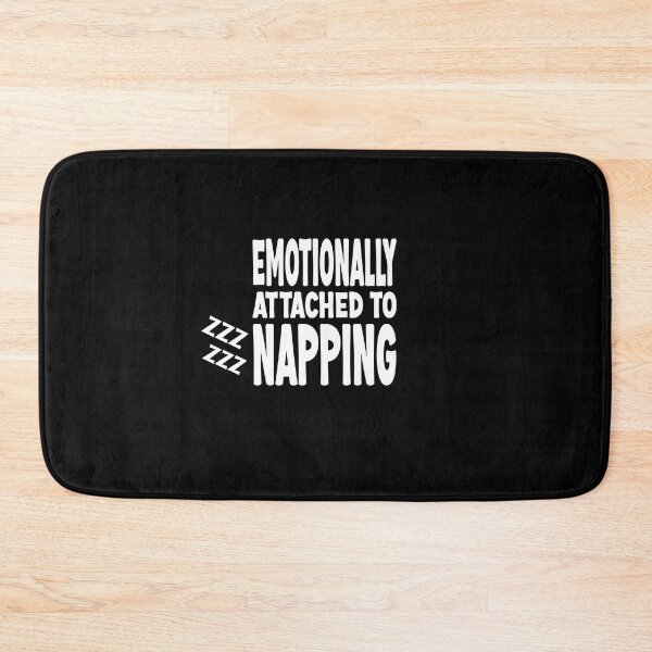 Item preview, EMOTIONALLY ATTACHED TO NAPPING (WHITE) - FEELING LAZY designed and sold by Kimirina.