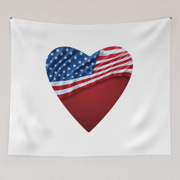 Item preview, American Flag heart, Memorial Day Sticker designed and sold by Dragsma ⭐⭐⭐⭐⭐.