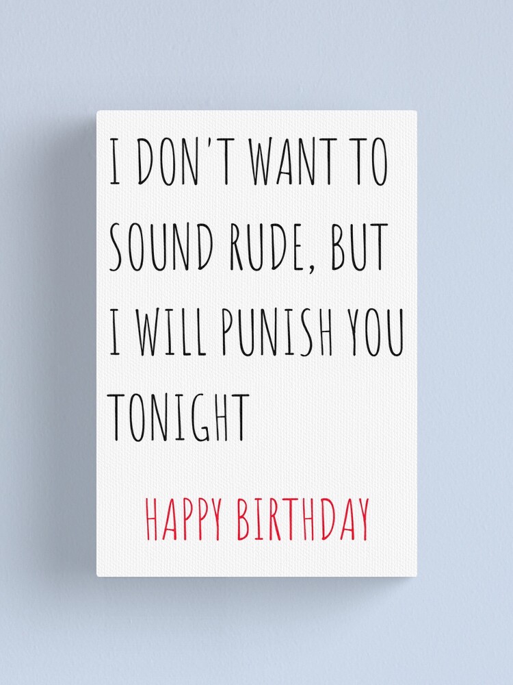 Funny Naughty Dirty Happy Birthday Gift and Card Ideas for her