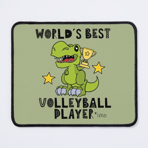 Item preview, Worlds Best Volleyball Player, Funny, Humor, Dinosaur, T Rex, Tyrannosaurus, Animal, World Greatest, Dino, Sports designed and sold by iHeartDinosaurs.