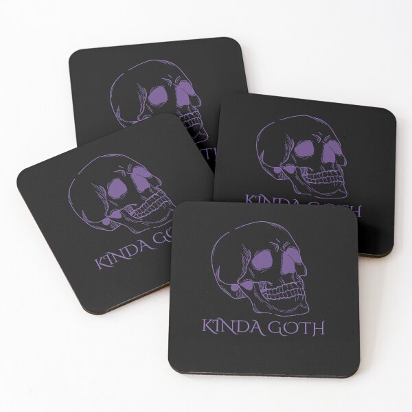 Item preview, Kinda Goth Purple Skull designed and sold by Cedroad Shirts.
