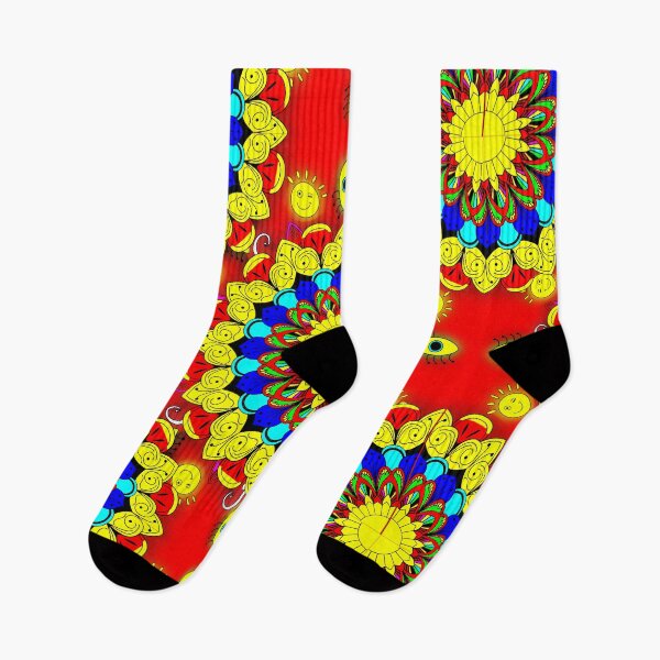 Item preview, Vivid Happy colourful psychedelic pattern  designed and sold by TipTopTapo.
