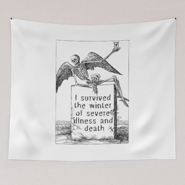Item preview, I Survived The Winter Of Severe Illness And Death designed and sold by SweetbeStore.