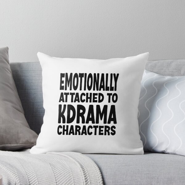 Item preview, EMOTIONALLY ATTACHED TO KDRAMA CHARACTERS (BLACK) - FUNNY KDRAMA FANS designed and sold by Kimirina.