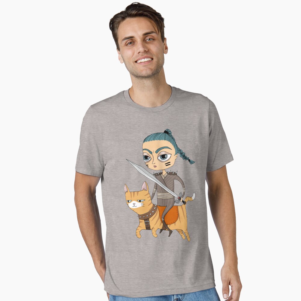 Vista previa del artículo con la obra «Camiseta esencial», diseñado y vendido por agrapedesign.
