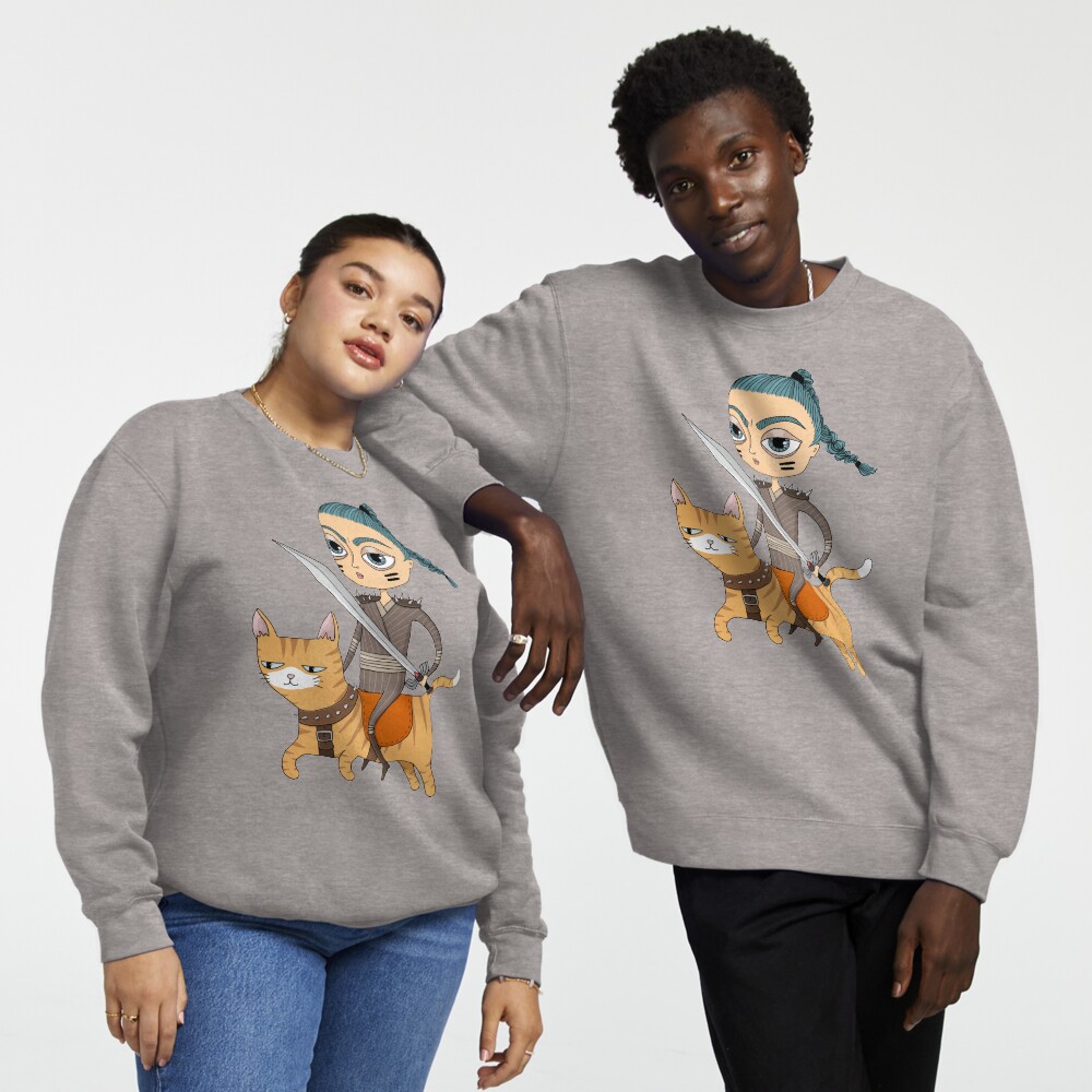 Vista previa del artículo con la obra «Sudadera sin capucha», diseñado y vendido por agrapedesign.