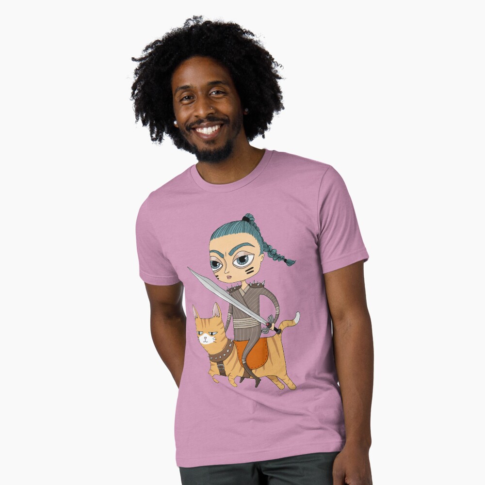 Vista previa del artículo con la obra «Camiseta de tejido mixto», diseñado y vendido por agrapedesign.