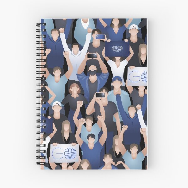 Item preview, Crowd of cheering fans designed and sold by Ekaterina Glazkova.