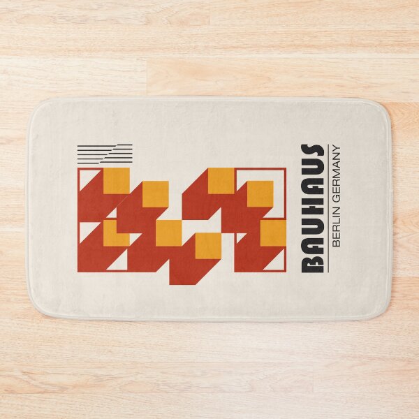 Item preview, Bauhaus - Retro / Art Deco architecture discipline from Berlin, Germany - Available in posters, etc - Rust Blocks Random designed and sold by ArcFoundationCo.