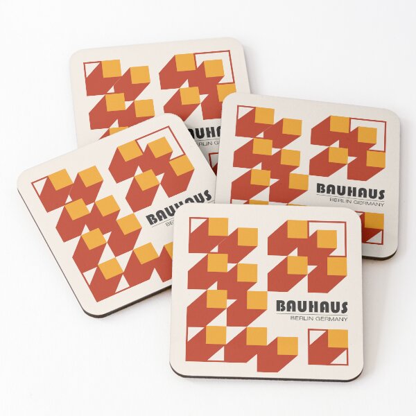 Item preview, Bauhaus - Retro / Art Deco architecture discipline from Berlin, Germany - Available in posters, etc - Rust Blocks Random designed and sold by ArcFoundationCo.