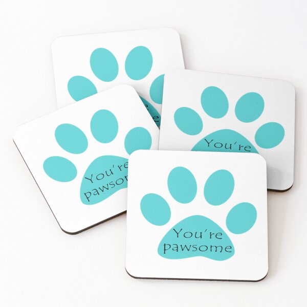 Item preview, Pawsome ~ blue designed and sold by moonlovedesigns.
