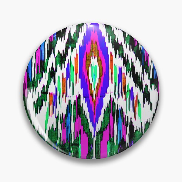 Artikelvorschau, Rainbow entwirft Ikat-Muster, usbekische Ikat-Designs entworfen und verkauft von LeFabriqueOuz.