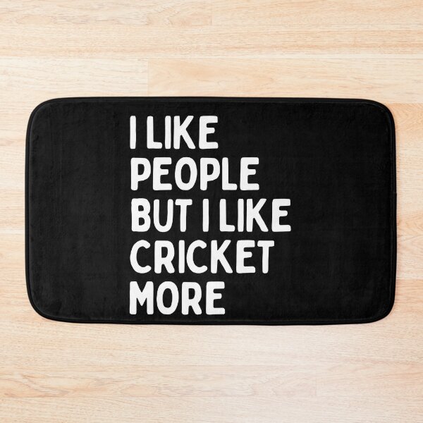 Item preview, I like people BUT I like cricket more designed and sold by TheGreenGoat.