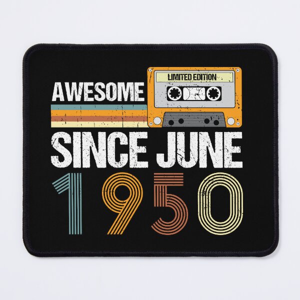 Item preview, Awesome Since June 1950 | vintage 1950 birthday | 72nd Birthday Gift designed and sold by AMINE ★★★★★.